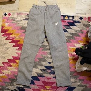 gray nike sweats worn once